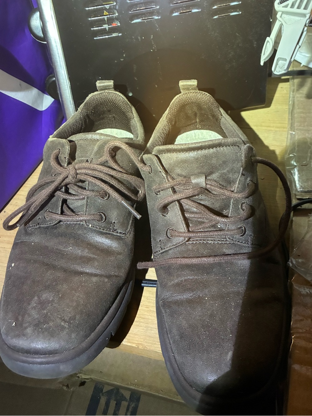 Clark’s Men's Brown Casual Lace-Up Shoes